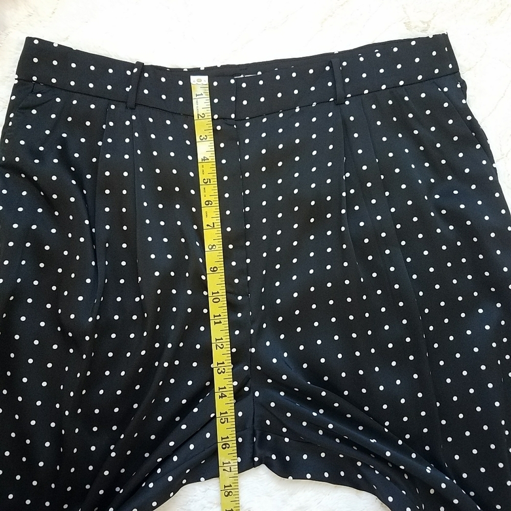 Mango Polka Dot Smart Wide Leg Trousers - Picture 6 of 13